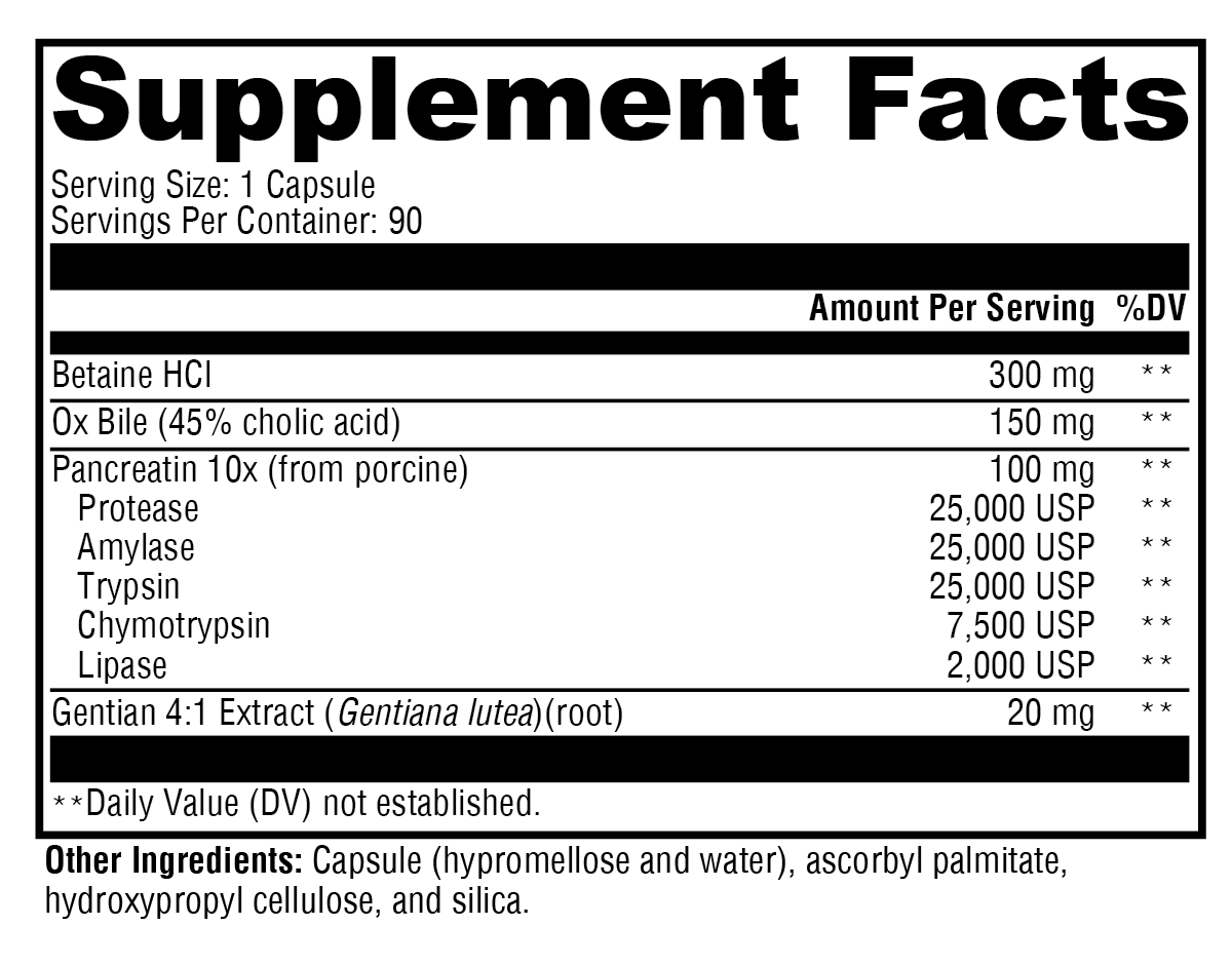 XymoZyme® HCL - 90 Capsules