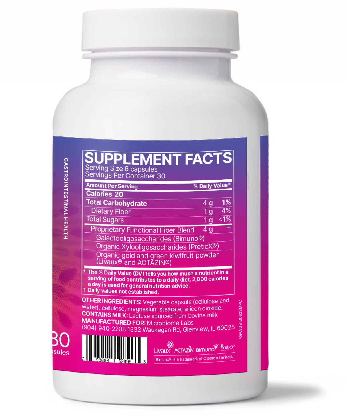Microbiome Labs MegaPre - 180 Capsules