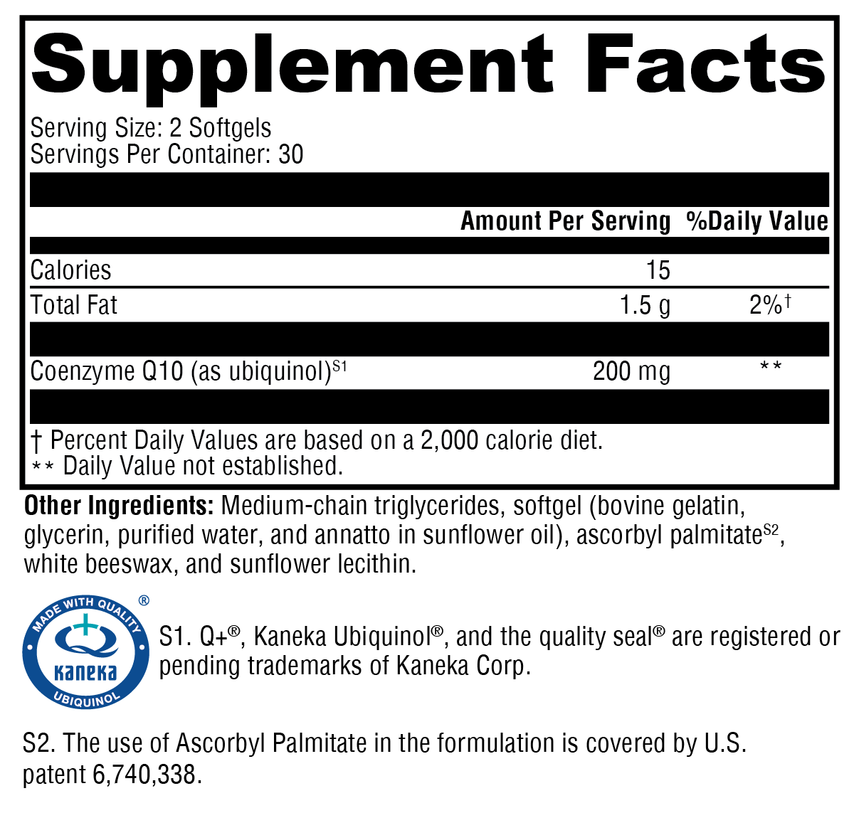 CoQmax™ Ubiquinol - 60 Softgels