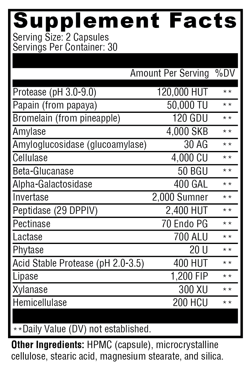 XymoZyme® - 60 Capsules