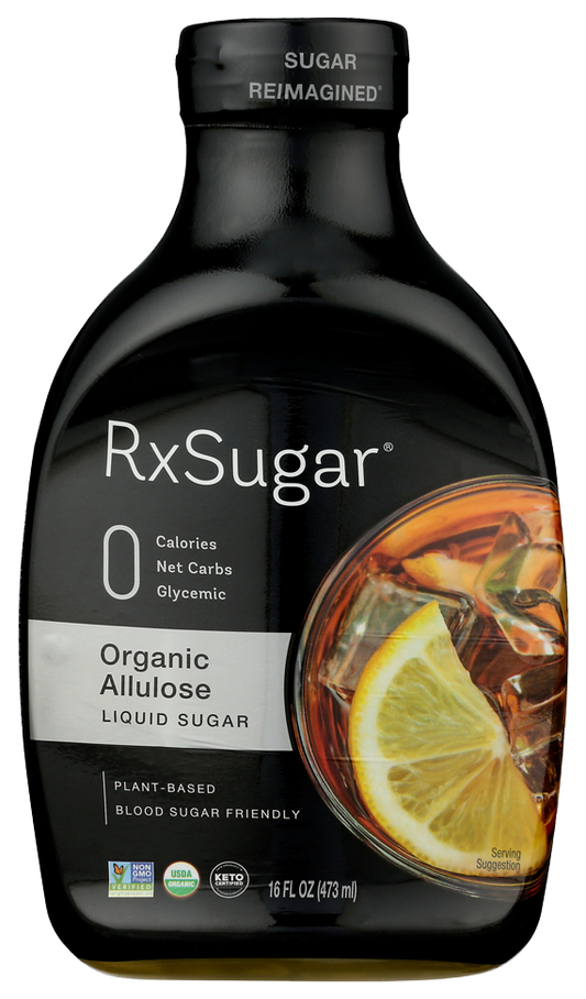 RxSugar® Organic Allulose Liquid Sugar 16 fl oz