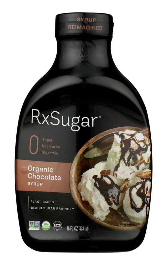 RxSugar® Organic Chocolate Syrup 16 fl oz