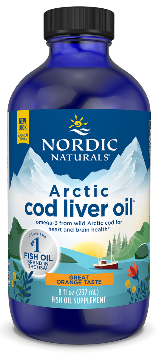 Arctic Cod Liver Oil Orange 8 fl oz